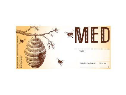 Etiketa MED obecná 1 ks