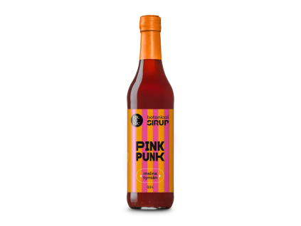 PINK PUNK malina a tymián sirup 500ml