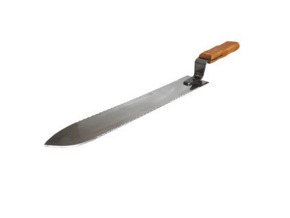 Nuz na odvickovani - zubaty - nerez - 28 cm