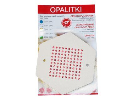 Opalitove znacky - 1-100 PL ruzne barvy