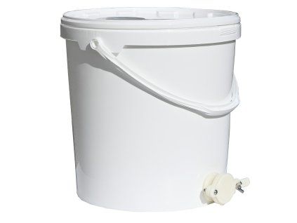 Nadoba na staceni 40 kg s ventilem - bila
