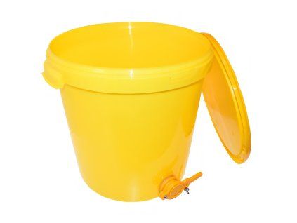 Nadoba na staceni 40 kg s ventilem - zluta