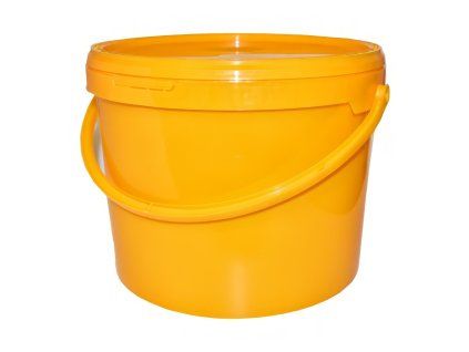 Nadoba na med plast 15 kg zluta