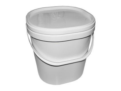 Nadoba na med plastova s vikem 16 kg bila