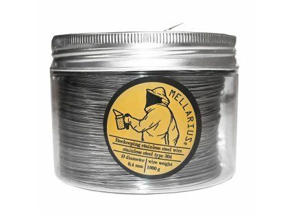 Dratek vcelarsky MELLARIUS - nerez s odvijecem 1000 g