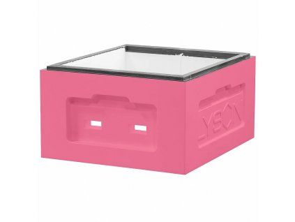 Polystyrenovy nastavek cesky 39 x 24, lakovany - verze II - ruzovy