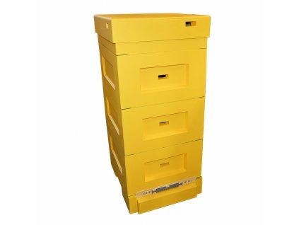 Polystyrenovy ul 39 x 24 Lyson - komplet - zluty