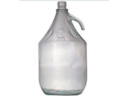 Demižon 5 l s ručkou, šroubovací