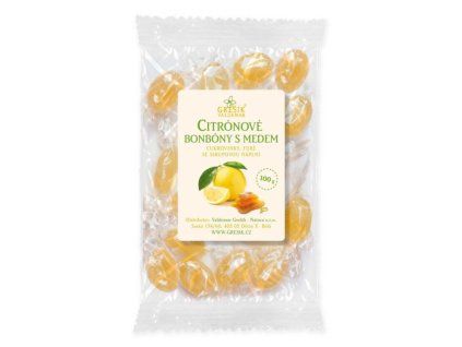 bonbony citronove s medem