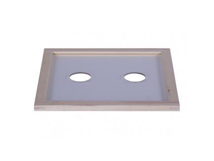 Krmící víko pro včelí úl 39x24 a 39x17, plexi v rámu PREMIUM 1