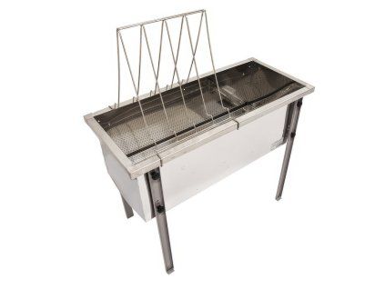 Stul na odvickovani Lyson Optima - nerez vana - P 100 cm 39x24