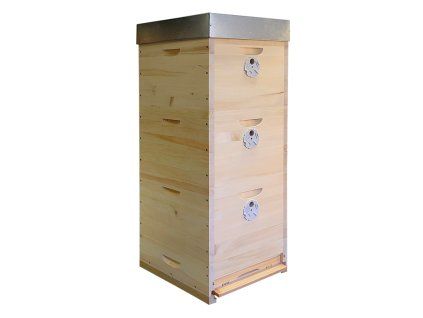 Úl B10 se 3 nástavky celodřevěný necinkovaný PREMIUM 1