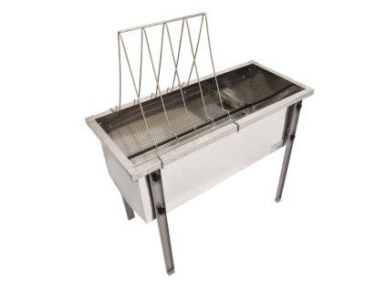 Stul na odvickovani Lyson Optima - nerez vana - P 150 cm 39x24