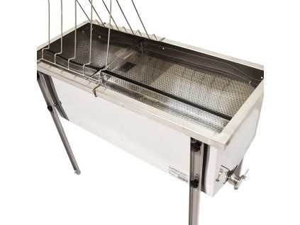 Stůl na odvíčkování Lysoň Optima - nerez vana - P 150 cm Langstroth