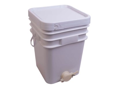Nádoba na med, čtvercová 30 kg 1