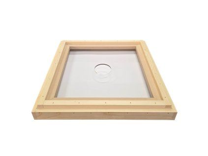 Krmící víko Plexi 1 otvor 2cm PREMIUM 1