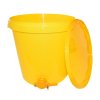 Nadoba na staceni 40 kg s ventilem - zluta - B