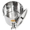 Staceci nadoba Mellarius MiniLine 25 kg - nerez kohout - B