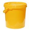 Nadoba na med plastova s vikem 14 kg zluta