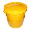 Nadoba na med plastova s vikem 40 kg zluta