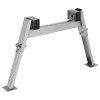 Nerezovy stojan pod uly 23,5 - 56,5 cm - 1 ks - B