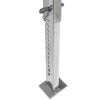 Nerezovy stojan pod uly 23,5 - 56,5 cm - 1 ks - C