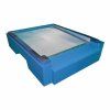 Varroa dno na polystyrenovy ul 39 x 24 Lyson - modre - C