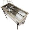Stul na odvickovani Lyson Optima - nerez vana - P 75 cm 39 x 24 - D