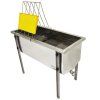Stul na odvickovani Lyson Optima - nerez vana - P 75 cm 39 x 24 - E