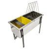 Stul na odvickovani Lyson Optima - nerez vana - P 75 cm 39 x 24 - G