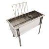 Stul na odvickovani Lyson Optima - nerez vana - P 75 cm Langstroth - C