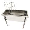 Stul na odvickovani Lyson Optima - nerez vana - P 100 cm 39x24 - B