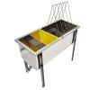 Stul na odvickovani Lyson Optima - nerez vana - P 100 cm Langstroth - C