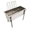 Stul na odvickovani Lyson Optima - nerez vana - P 100 cm Langstroth - F