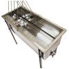 Stul na odvickovani Lyson Optima - nerez vana - P 150 cm 39x24 - B