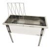 Stůl na odvíčkování Lysoň Optima - nerez vana - P 150 cm Langstroth - B