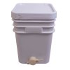 Nádoba na med, čtvercová 30 kg 2