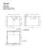 Včelí nástavek 39x30 nesmontovaný, Borovice vejmutovka 1 ks PREMIUM 1